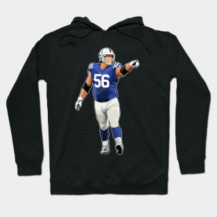 Quenton Nelson #56 In Action Hoodie